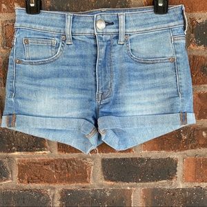 American Eagle Super Super Stretch Hi-Rise Shorts